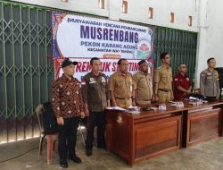 Tim 2 Sekcam Way Tenong Hadiri Musrenbang Pekon Karang Agung