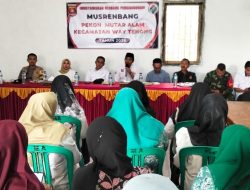 Musrenbang Pekon, Masyarakat Berharap Pemerintah Tindak Lanjut Tanah Longsor di Pekon Mutar Alam