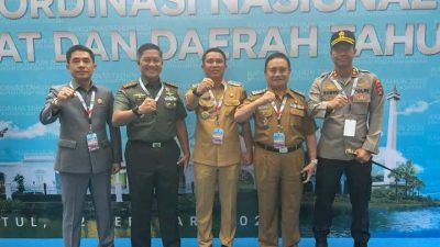 Hadiri Rakornas 2026 Di SICC, Bupati dan Wabup Lampung Barat Ikuti Arahan Presiden Prabowo