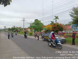 Cegah Balap Liar, Polsek Sekincau Intensifkan Himbauan kepada Remaja
