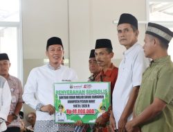 Bupati Dedi Irawan Hadiri Safari Ramadhan dan Serahkan Bantuan Masjid di Pekon Laay