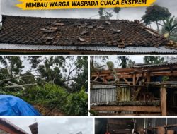 Akibat Hujan Deras di Sertai Angin Kencang Rusak Rumah Warga di Sekincau