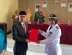 Sri Handayani Resmi Menjabat Camat Sumber Jaya Gantikan M. Yones