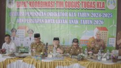 Target Nindya, Wabup Pesisir Barat Buka Rapat Gugus Tugas KLA 2026